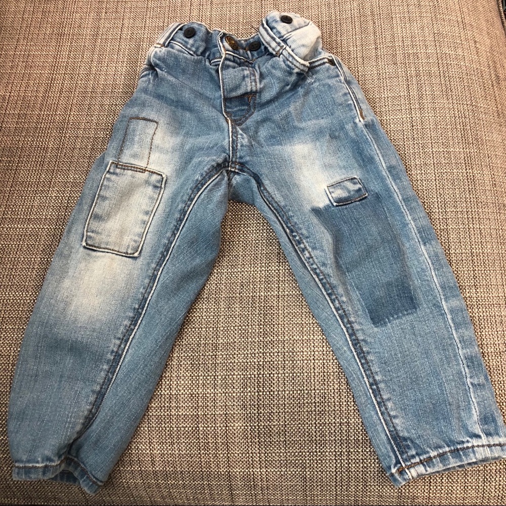 H&M baby boy jeans, EUC, size 9-12 months